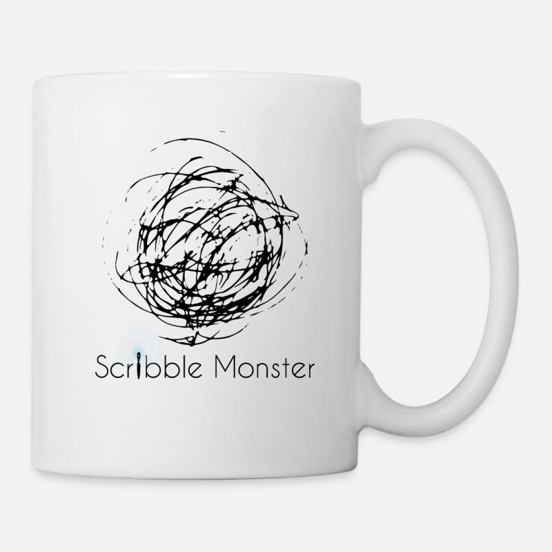 Scribble Monster - Mug - white