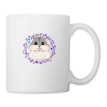 Hamster - Tasse - Weiß - Rechts