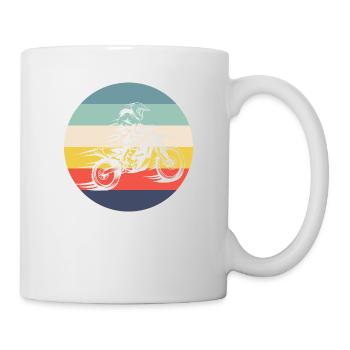 Motocross Vintage Motocross Retro Motocross - Mug - white - Right