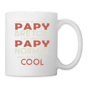 PAPY BRETON cadeau fête papi breton - Mug blanc - blanc - Droite