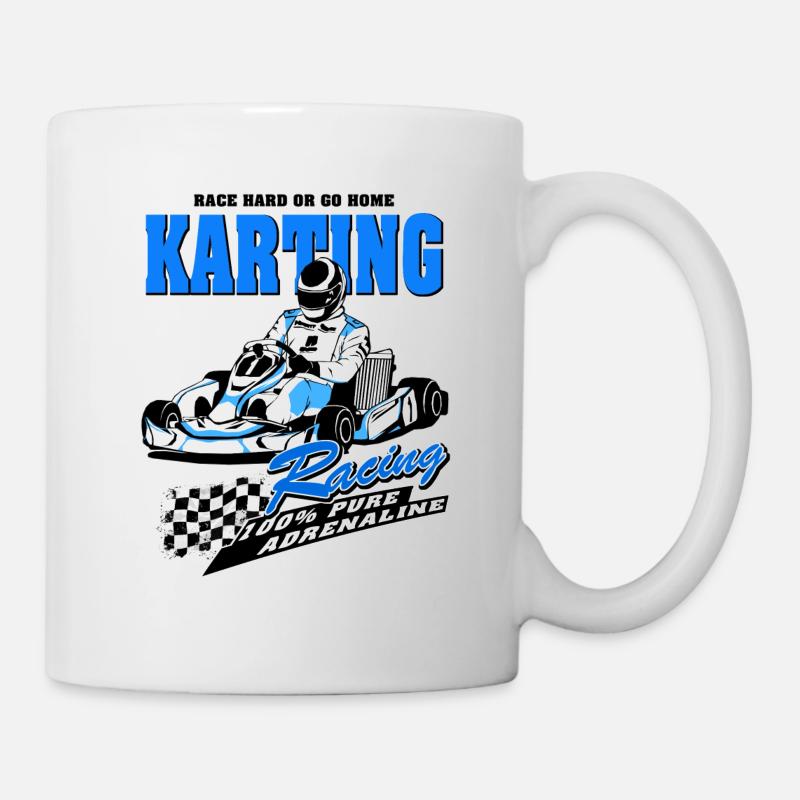 GoKart - Karting - Kart - Go Kart - Mug - white