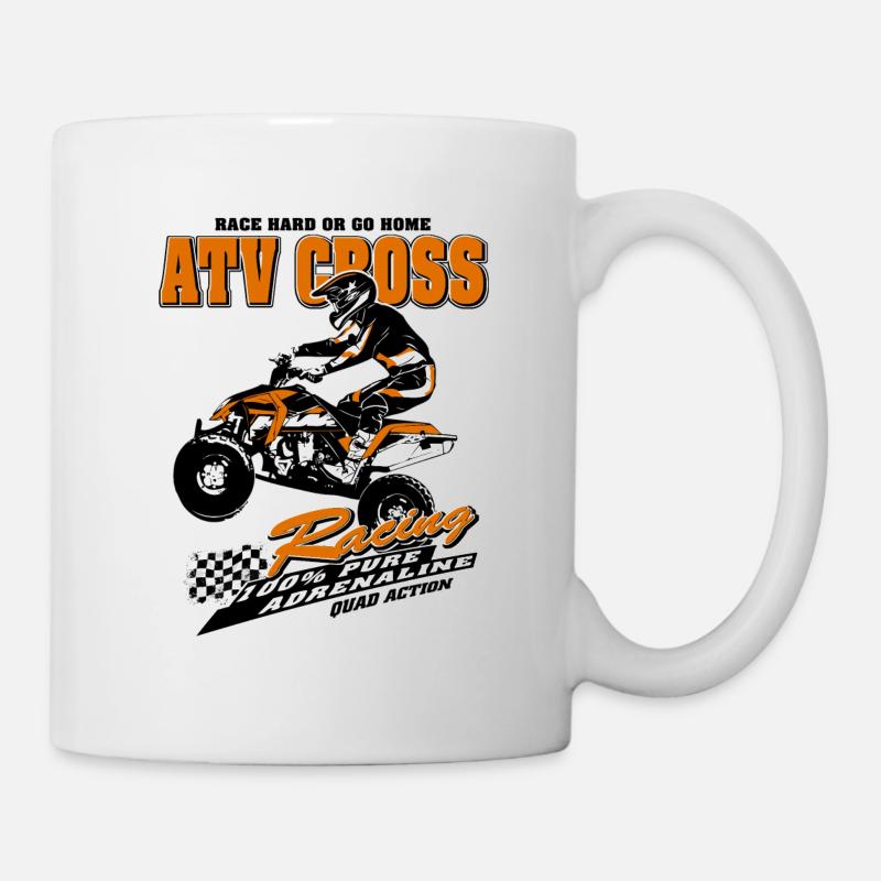 Quad Racing - ATV Racer - Tasse - Weiß