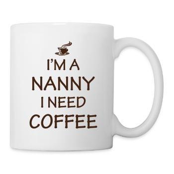 Babysitter Babysitting Nanny Nannies Coffee Lover - Mug - white - Right