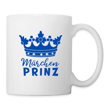 Märchenprinz mit Krone - Tasse - Weiß - Rechts
