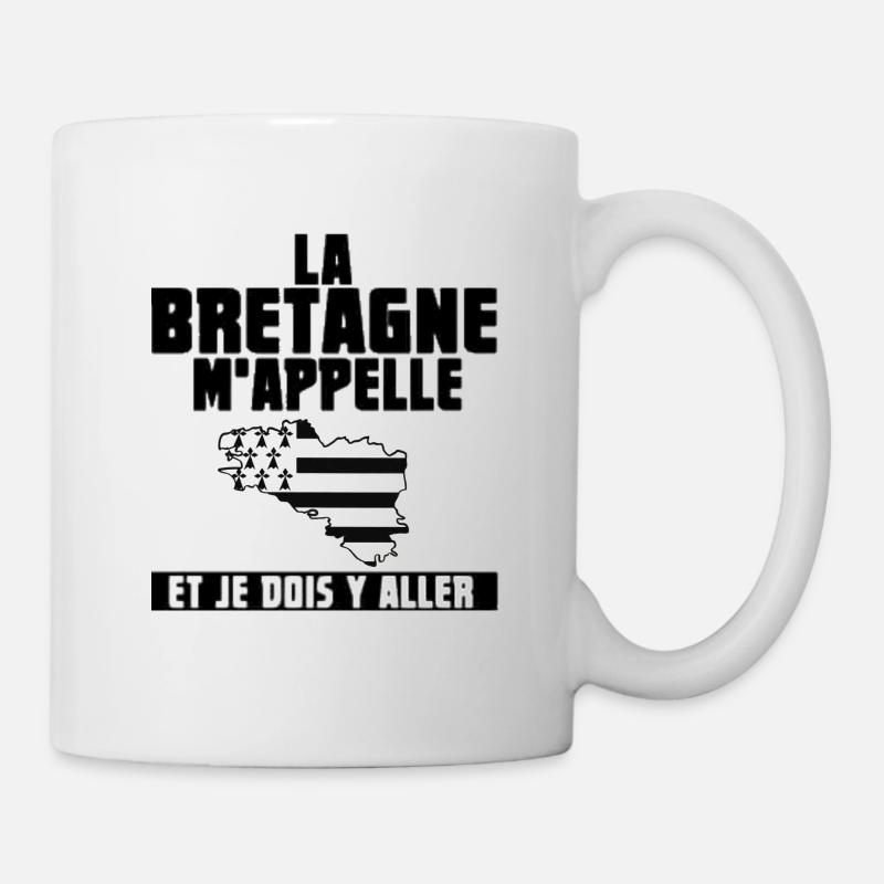 La Bretagne m'appelle - Mug blanc - blanc