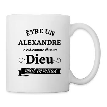T-shirt Alexandre - Mug blanc - blanc - Droite