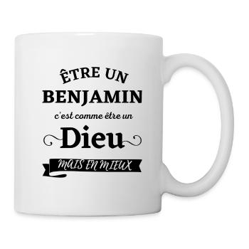 T-shirt Benjamin - Mug blanc - blanc - Droite