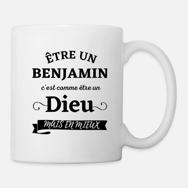 T-shirt Benjamin - Mug blanc - blanc