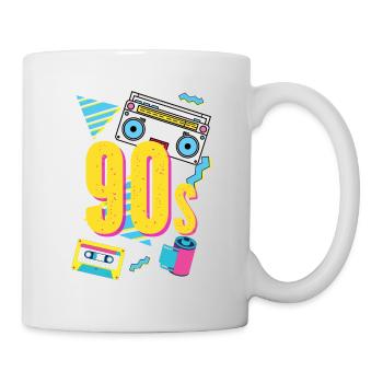 90s retro radio - Mug - white - Right