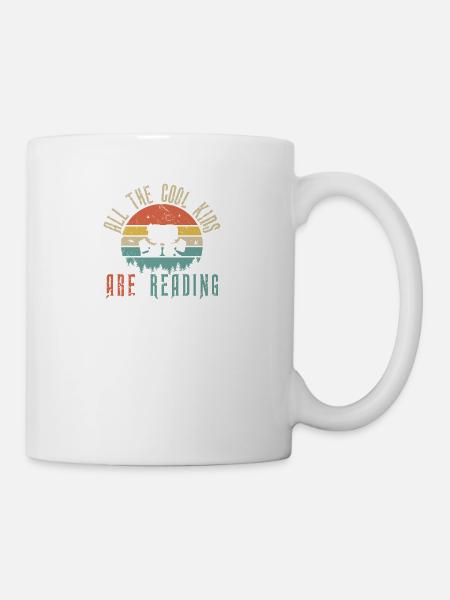 Lire Tous les enfants cool lisent aime - Mug blanc - blanc
