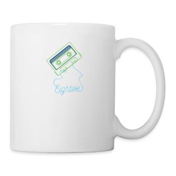 Vintage Casette Tape Eighties 80's 90's - Mug - white - Right