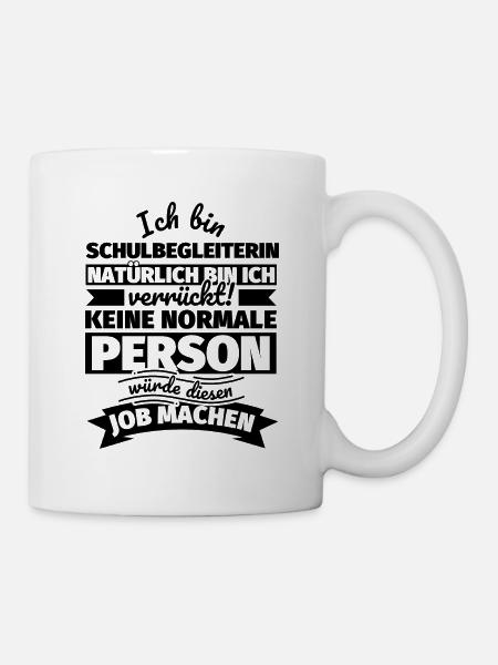 Schulbegleiterin Geschenke - Tasse - Weiß