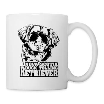 NOVA SCOTIA DUCK TOLLING RETRIEVER chien cool chien - Mug blanc - blanc - Droite