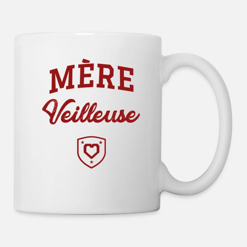 Mère Veilleuse Cœur - Mug blanc - blanc