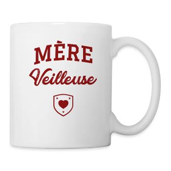Mère Veilleuse Cœur - Mug blanc - blanc - Droite