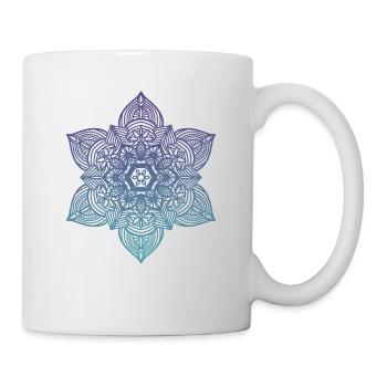 Mandala - Tasse - Weiß - Rechts