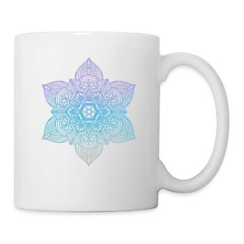 Mandala - Tasse - Weiß - Rechts