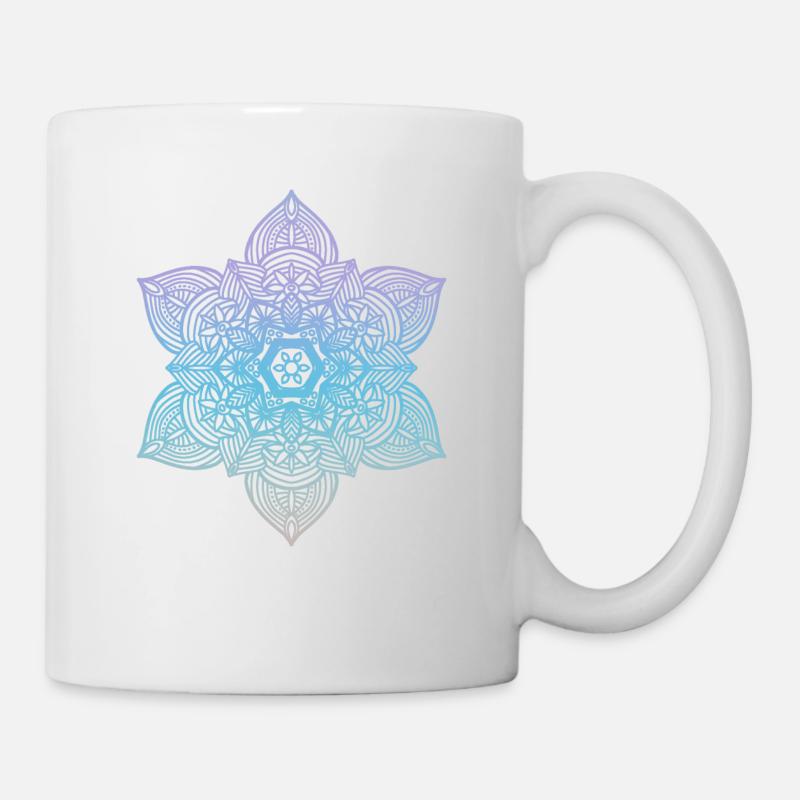 Mandala - Tasse - Weiß