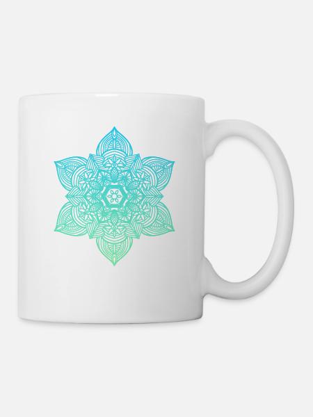 Mandala - Tasse - Weiß