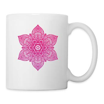 Mandala - Tasse - Weiß - Rechts