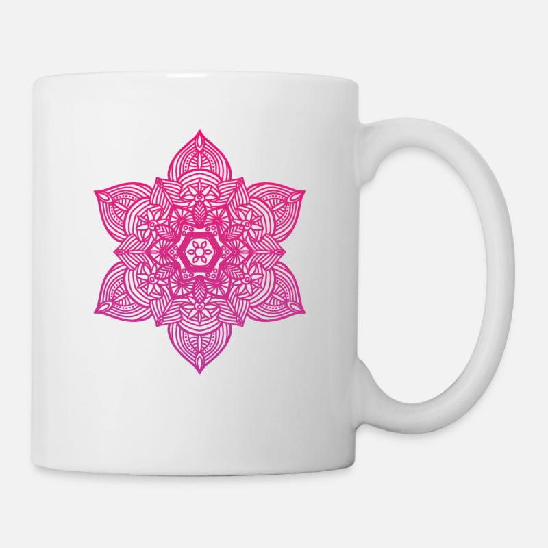 Mandala - Tasse - Weiß