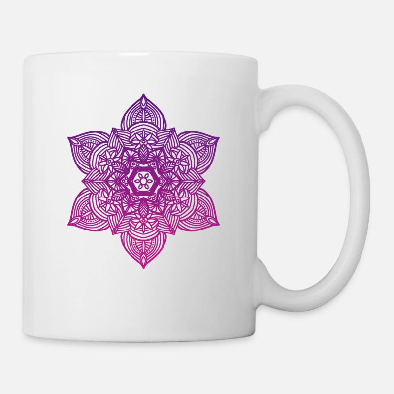 Mandala - Mug blanc - blanc