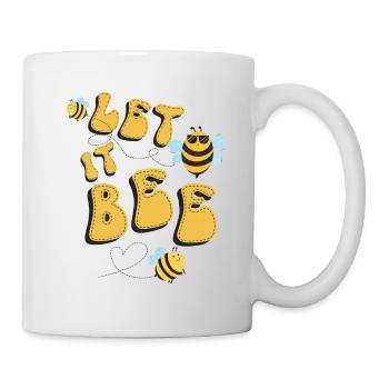 bee beekeeper let it bee bees Humor - Mug - white - Right