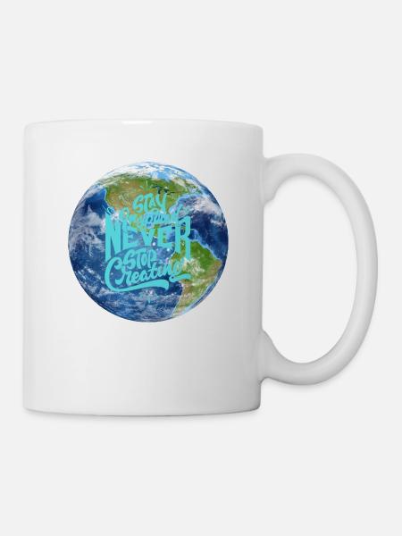 Planète Terre - Mug blanc - blanc