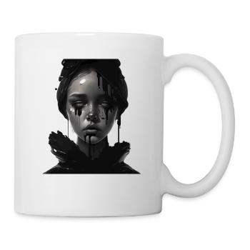 Sad girl - Mug - white - Right