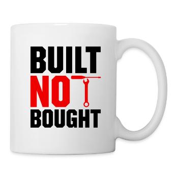 Built Not Bought Car Mechanic Automobile Repair Ca - Mug - white - Right