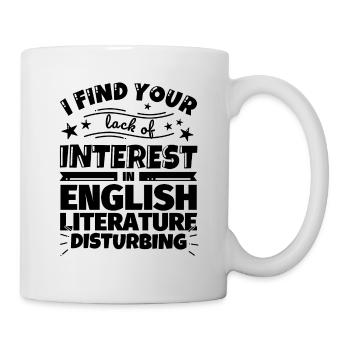 Littérature anglaise cadeau amusant - Mug blanc - blanc - Droite