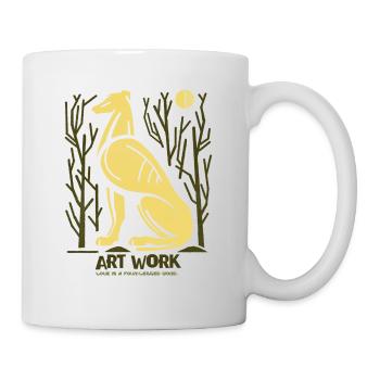 Dog Lover dog art i love dogs - Tasse - Weiß - Rechts