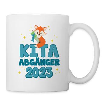 Kita Abgänger 2023 - Schulanfang Einschulung Junge - Tasse - Weiß - Rechts