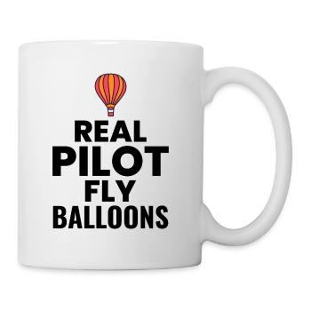 Hot Air Ballooning Hopper Balloon Ride Balloonist - Mug - white - Right