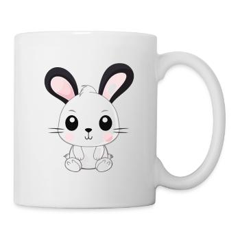 Kleiner Hase - Tasse - Weiß - Rechts