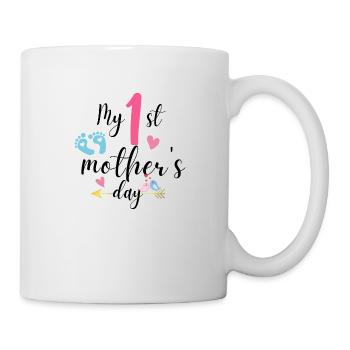 T-shirt de la fête des mères de maman - Mug blanc - blanc - Droite