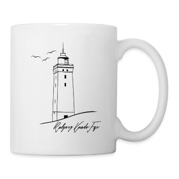 Danemark Tourisme Rubjerg Knude Lighthouse - Mug blanc - blanc - Droite