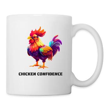 CHICKEN CONFIDENCE - Mug - white - Right