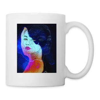 zwei Seiten - Tasse - Weiß - Rechts