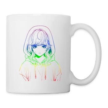 Anime Manga Girl Kpop - Tasse - Weiß - Rechts