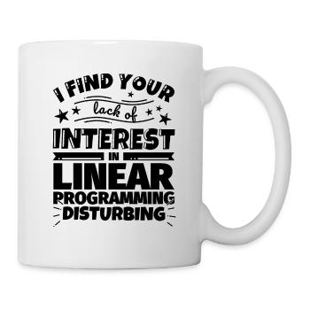 Linear Programming Funny Gift - Mug - white - Right