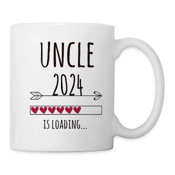 Oncle enceinte 2024 Cadeau parrain de grossesse - Mug blanc - blanc - Droite