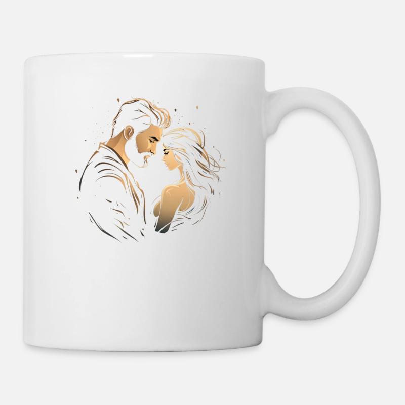 you and me in LOVE - Tasse - Weiß