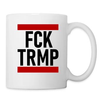 FCK TRMP - Tasse - Weiß - Rechts