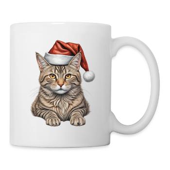 Cute christmas cat - Mug - white - Right