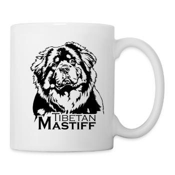 Tibetan Mastiff Portrait Dog Dogs Wilsigns - Mug - white - Right