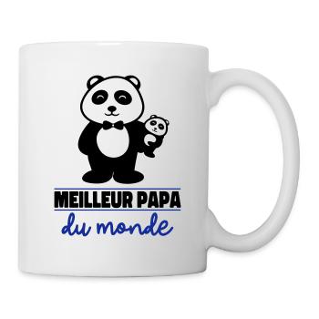 meilleur papa du monde - Mug blanc - blanc - Droite