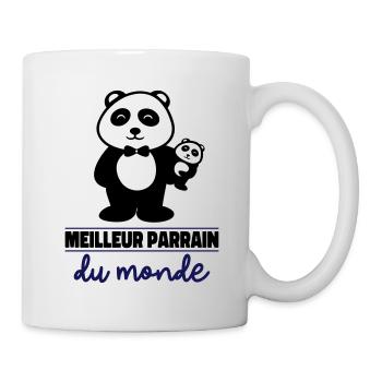 meilleur parrain du monde - Mug blanc - blanc - Droite