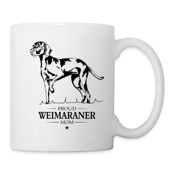 Weimaraner Mom Dogs Dog Hunting Dogs Wilsigns - Mug - white - Right