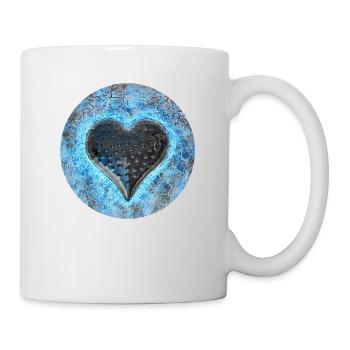 Glühendes Herz /Spirit-Soul Kollektion - Tasse - Weiß - Rechts